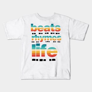 Beats Rhymes Life 42.0 Kids T-Shirt